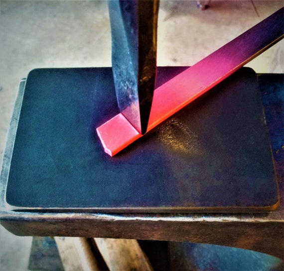 Blacksmith 1/" Hardy Hot Cut Plate Anvil Tool,Forge,Jig,Scrolling,Blacksmithing
