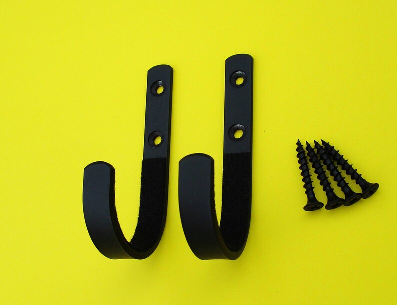 GUN RACK Hooks One Set Ironhorseblacksmith™ Wall Mount Gun Etsy