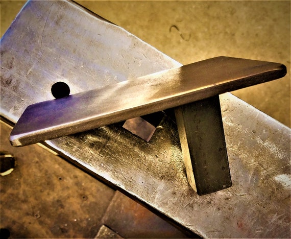 Blacksmith 1/" Hardy Hot Cut Plate Anvil Tool,Forge,Jig,Scrolling,Blacksmithing