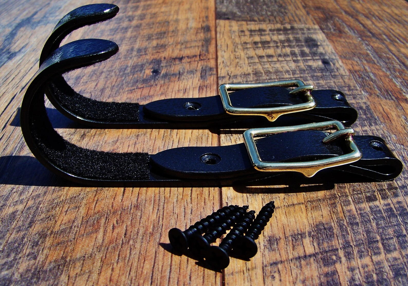 Blacksmith Made Buckle Gun Rack Hangers wall Mount Made to Etsy