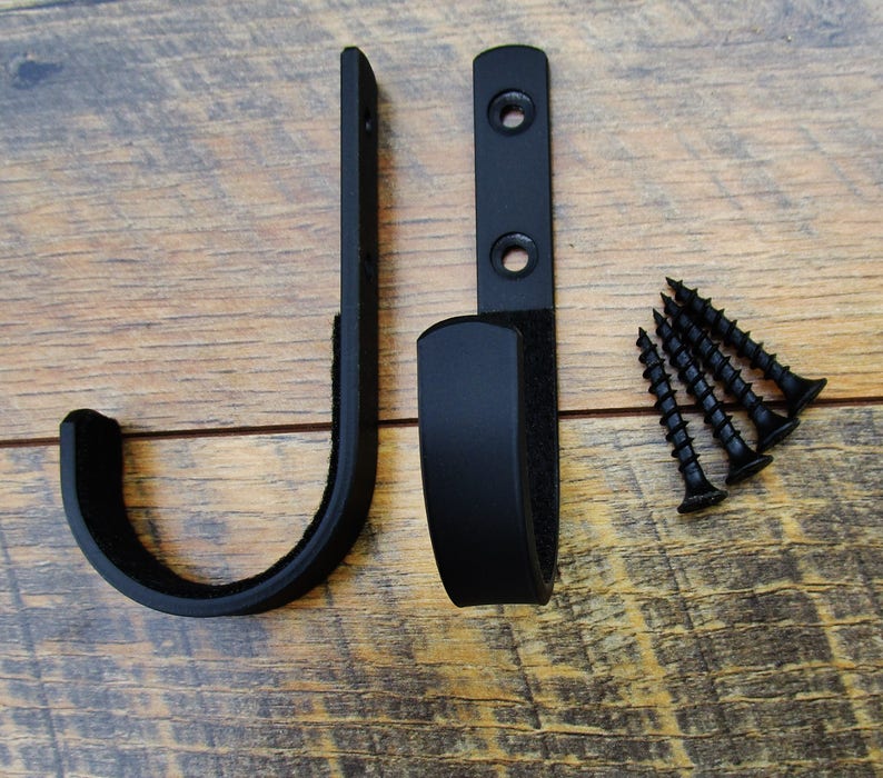 GUN RACK Hooks One Set Ironhorseblacksmith™ Wall Mount Gun Etsy