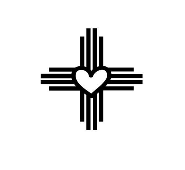 New Colors and Sizes Added Beautiful Heart Zia Sun Symbol Vinyl Decal