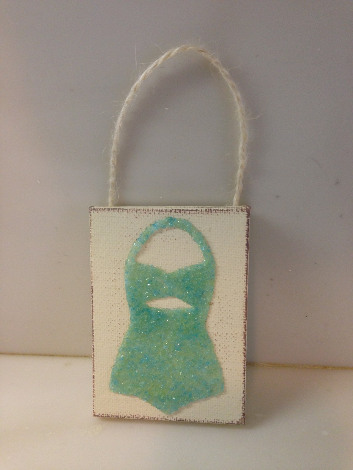 Bathing beauties bathing suit ornaments wine tags coastal Etsy