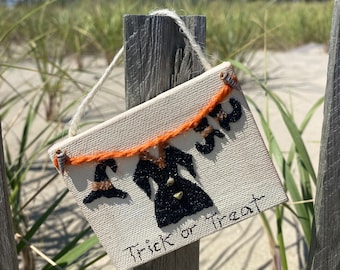 Witch, witches, witch hat, witch ornament, coastal fall decor, Halloween at the beach, Halloween decor, Halloween witch