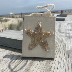 Starfish ornament, starfish, coastal Christmas, Christmas at the beach, Christmas ornament, coastal Christmas ornaments, Christmas starfish