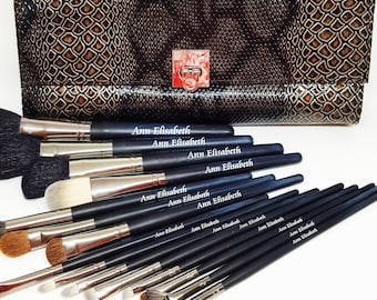 CUSTOMIZED Makeup Brushes - Bronze Skin Brush Set