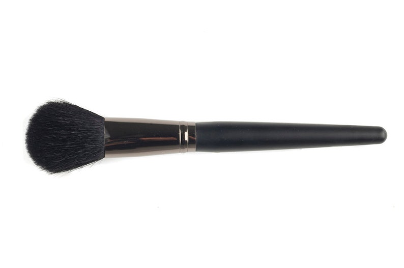 MONOGRAMMED Bronze Snake Skin Makeup Brushes image 4