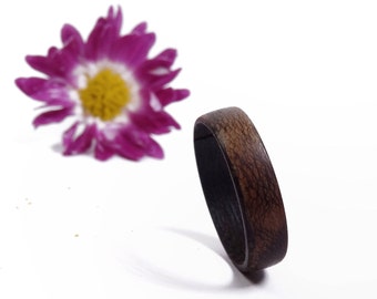 Wood rings from Ziricote -  Wedding Ring