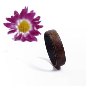 Ring aus Holz ziricote - Ring