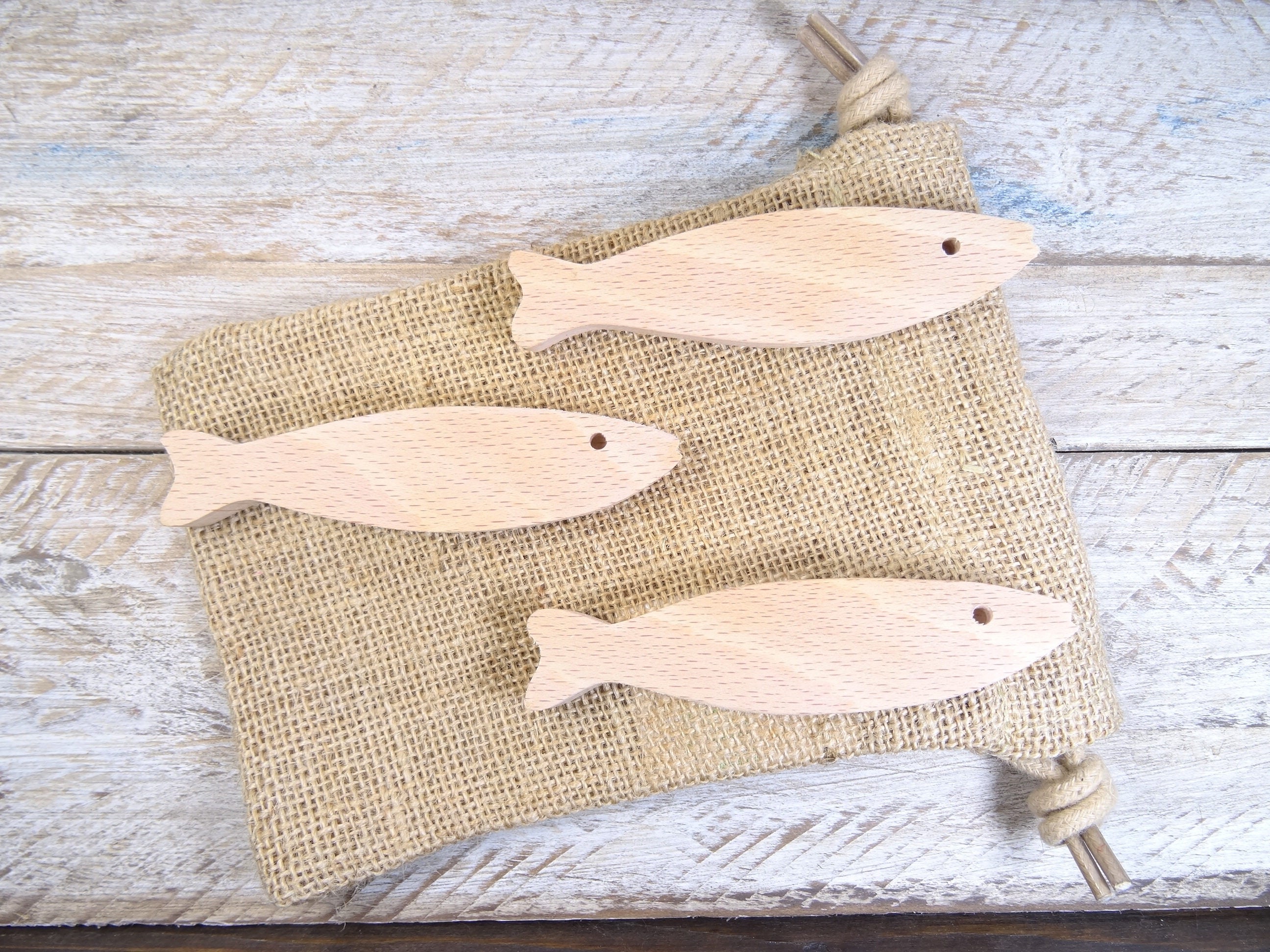 3 sardine-frigo magneti - magnete frigo - magneti originali - legno - magnete magnete magnete - Calamite da frigo