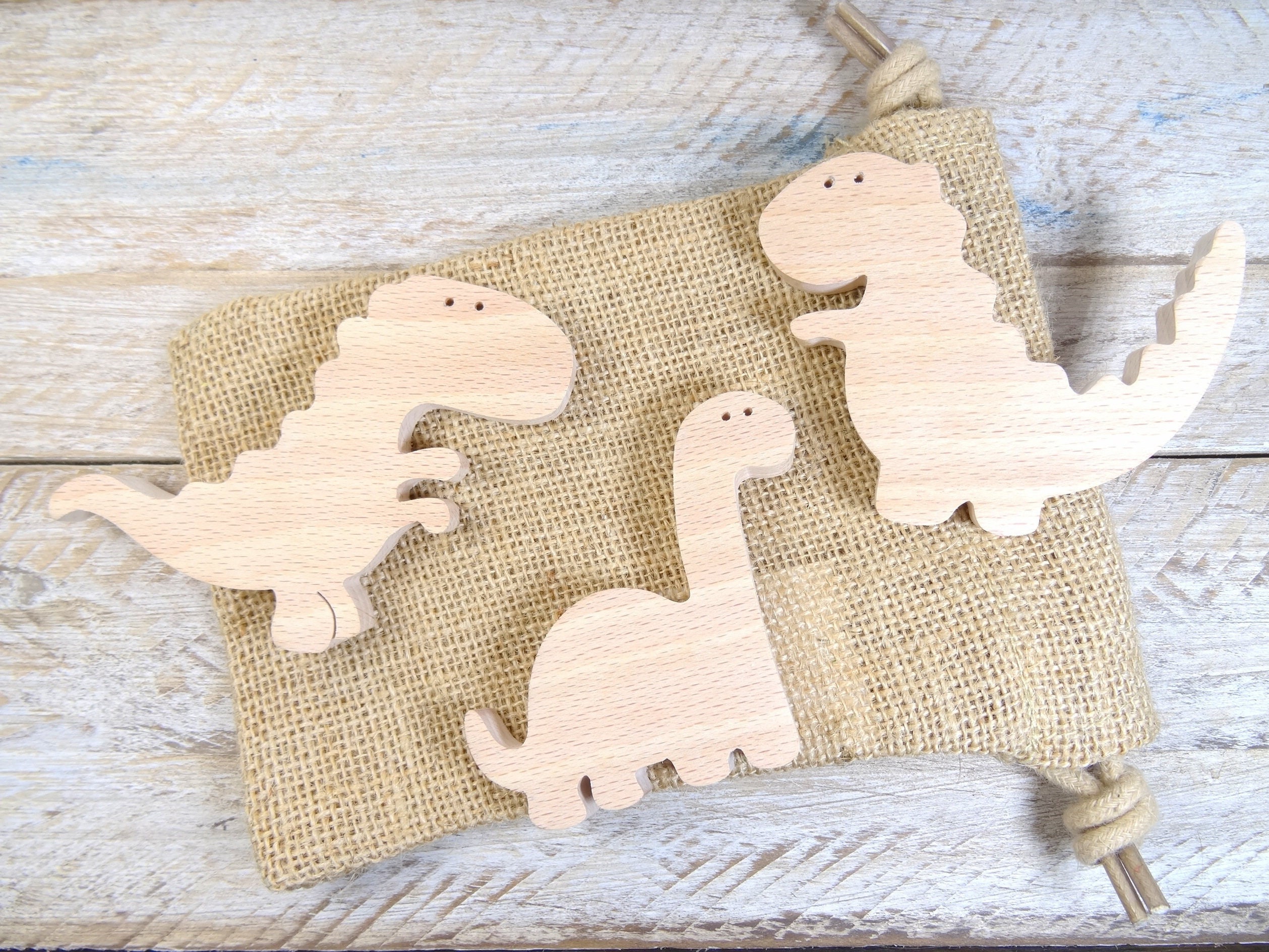 3 Aimants Magnets Frigo Dinosaures - de Réfrigérateur Originaux Magnet en Bois Idée Cadeau Pour Frig