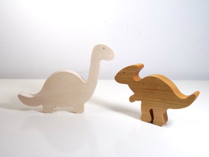 Wooden Toys // Set of wooden Dinosaurs // baby toys // Eco friendly Toys // Montessori toys // handmade image 2