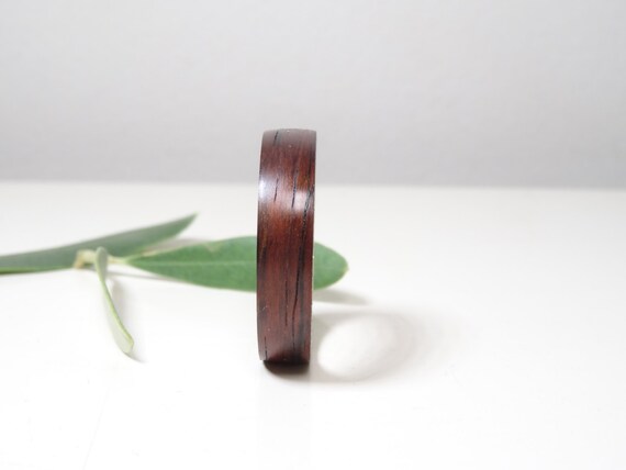 Wooden Rings From Bubinga , Wood Ring , Bentwood Ring , Alternative  Engagement Ring , Wedding Wooden Ring , Precious Wooden Jewelry 