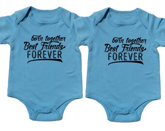 Cute Baby Gift For Twin Girs Born Together Best Friends Etsy