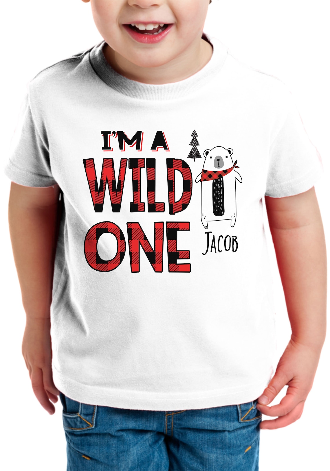 The Wild One Birthday Boy Personalized First Birthday Shirt Etsy