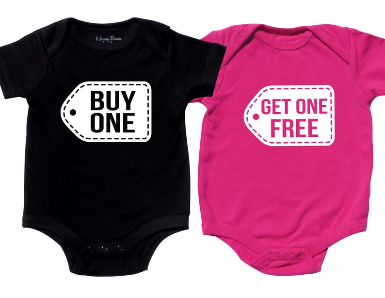 Twins Baby Clothes Funny Twin Shirts Boy Girl Twin Outfits Etsy