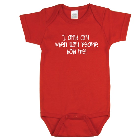 Go Cry in The Walk in Baby Short Sleeve Bodysuits Cotton Toddler Onesies