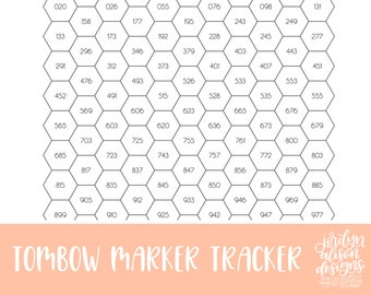 tombow 108 color tracker