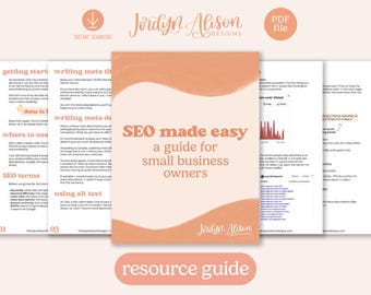 SEO fácil: Guía de recursos para pequeñas empresas / Cómo escribir títulos de listados de palabras clave SEO, etiquetas, redacción de metadatos, investigación de palabras clave