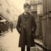 ARTHUR RIMBAUD Acrylic Portrait - POSTER - Various Sizes! Art Print ...