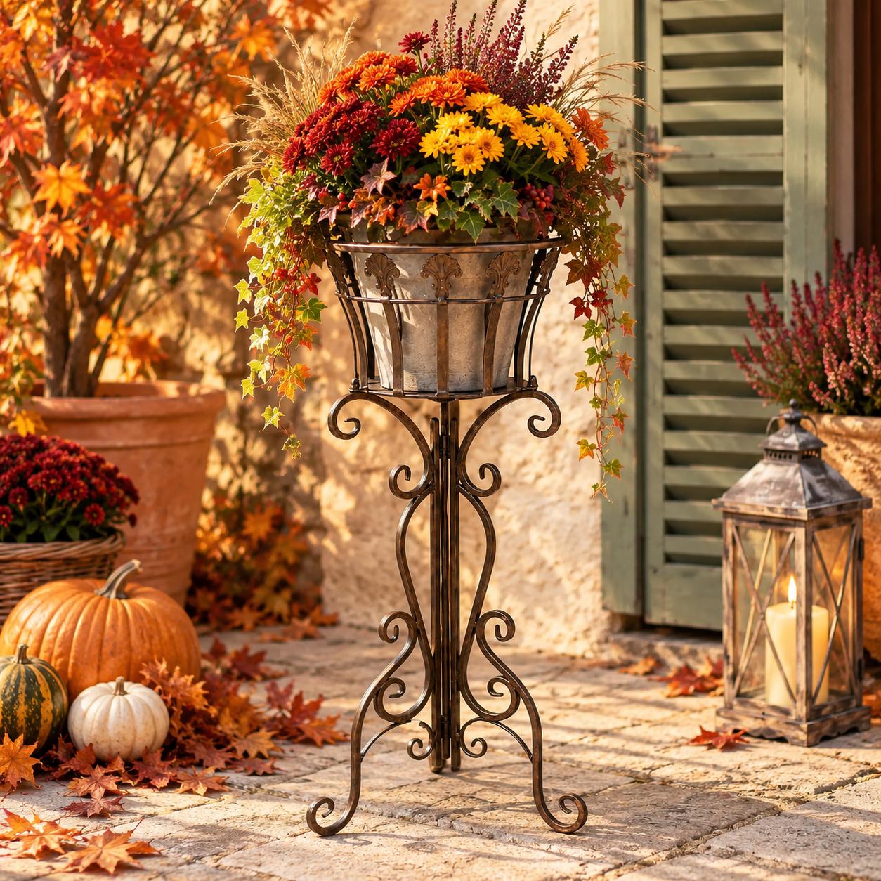 Metallregal garten