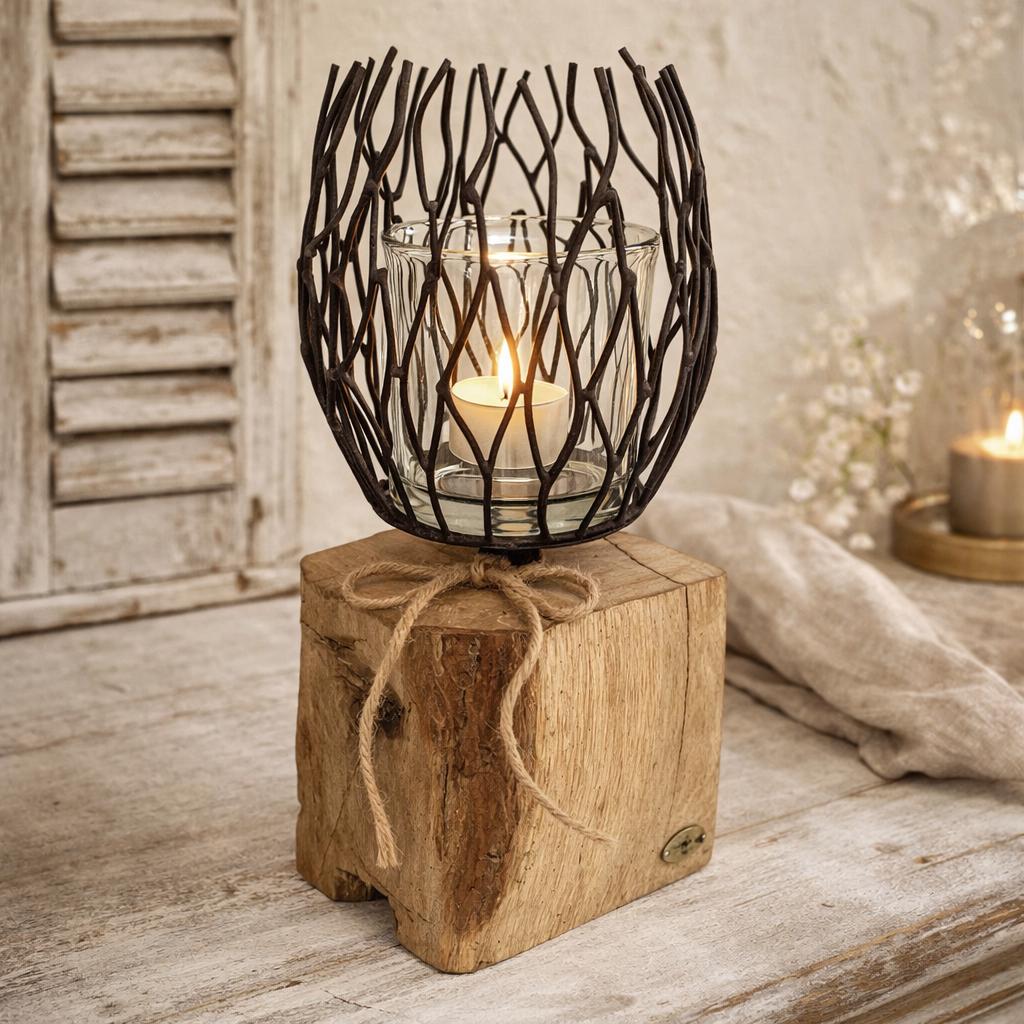Holz kerzenständer kerzenhalter