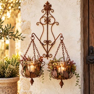 Gartendeko wand rost