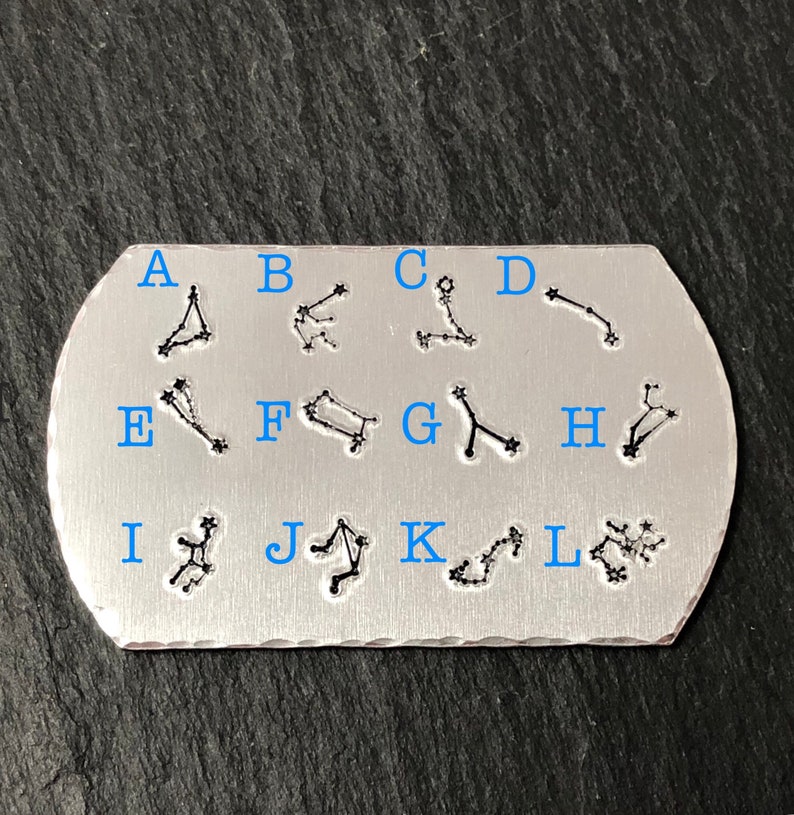 Zodiac Constellation Necklace, Sterling Silver Star Sign Necklace ...