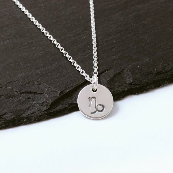 zodiac necklace sterling silver