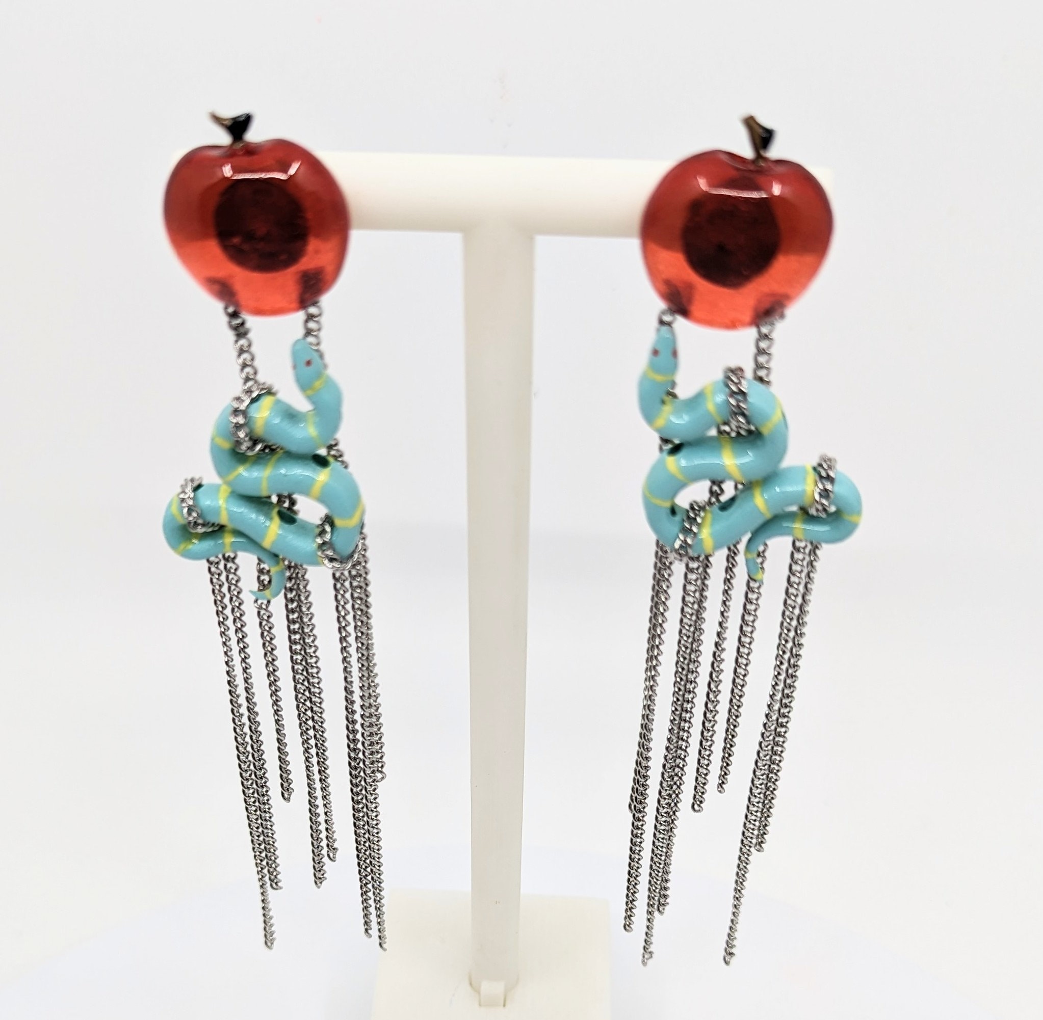 Paradise earrings - 3D snake earrings