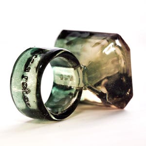 watermelon faux gem ring- 3D watermelon Ring image 2