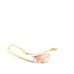 Liquid anatomical heart necklace - 3D anatomical heart