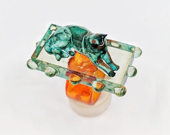 Cat ring- 3D ring - 3D cat ring