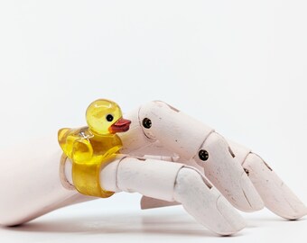 Ducky Duck Ring - 3D Duck Ring - Etsy
