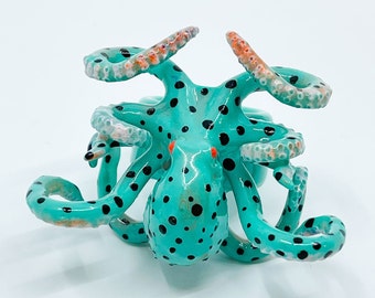 Octopus ring- 3D octopus- 3D ring