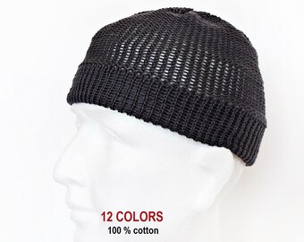 TorontoFinds Custom Beanies//Skully 100/% Cotton Weirdo Unisex Cuffed Beanie Black