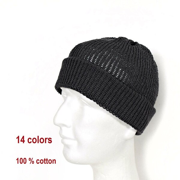 Summer skull caps beanie,Big head beanie,beanie hat for men,Men's xxl hat,beanie for big head,100% cotton beanie,big head hat