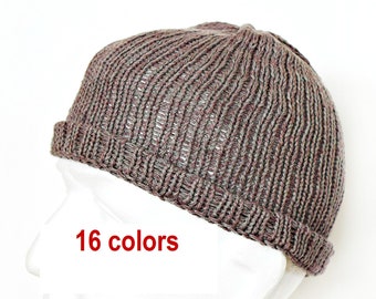 Mama Bear 3 Knit Cap Knit Skull for Mens Black