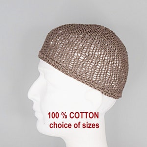 Summer skull cap brimless cap motorcycle cap under motorcycle helmet hat skull caps for men