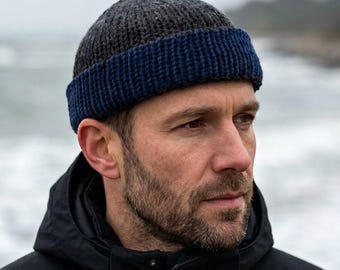 Docker beanie hat beanie hat for men trawler hat fisherman hat big head hat mens short hat