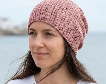 Women linen beanie Summer slouch beanie for women lightweight beanie summer women hat