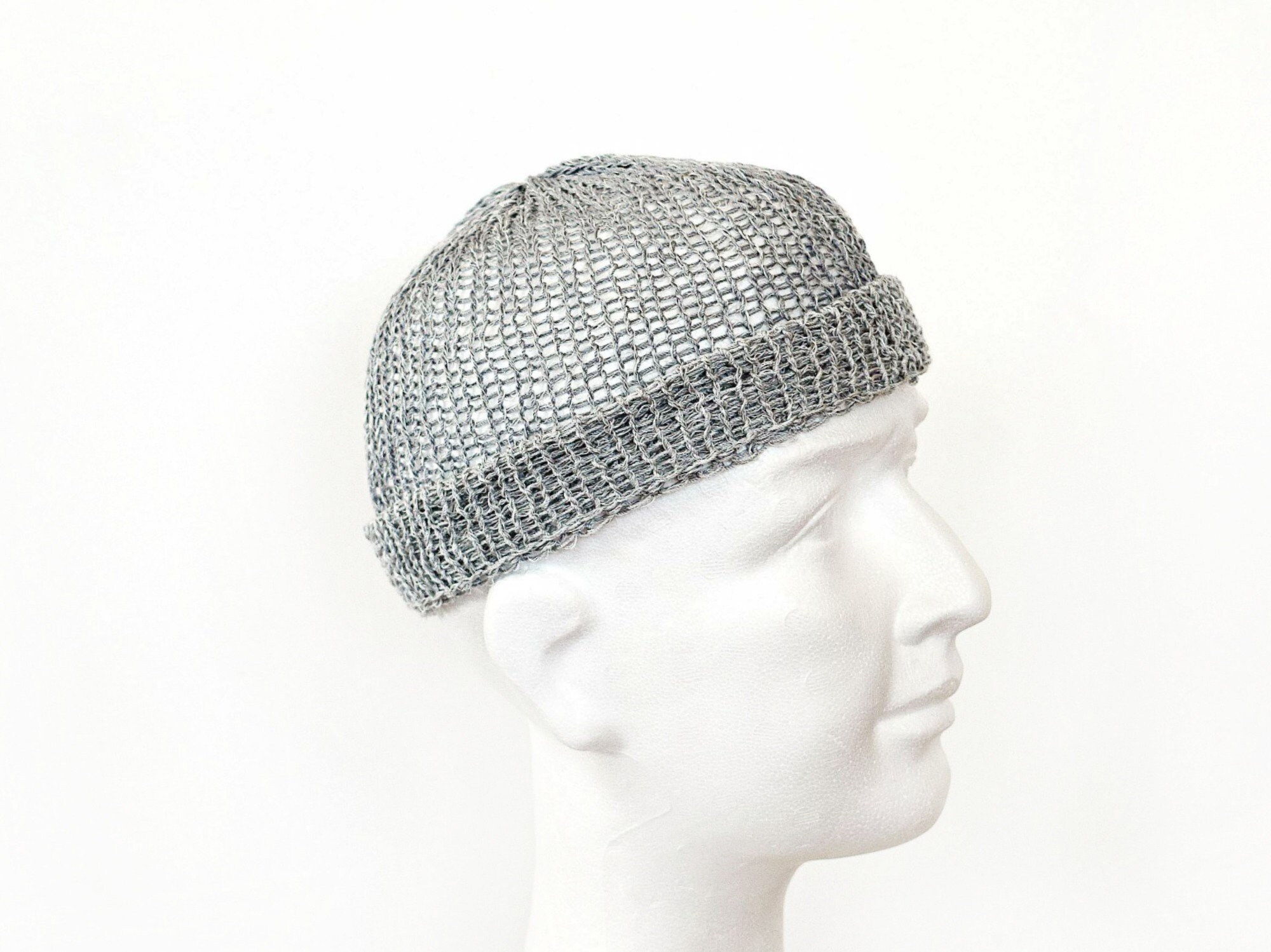 Linen mens beanie summer mens hatslinen beanie for summer Etsy