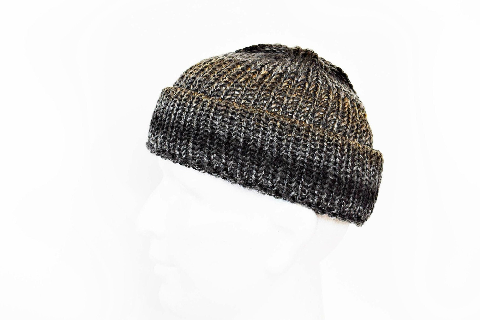 Gray wool cap