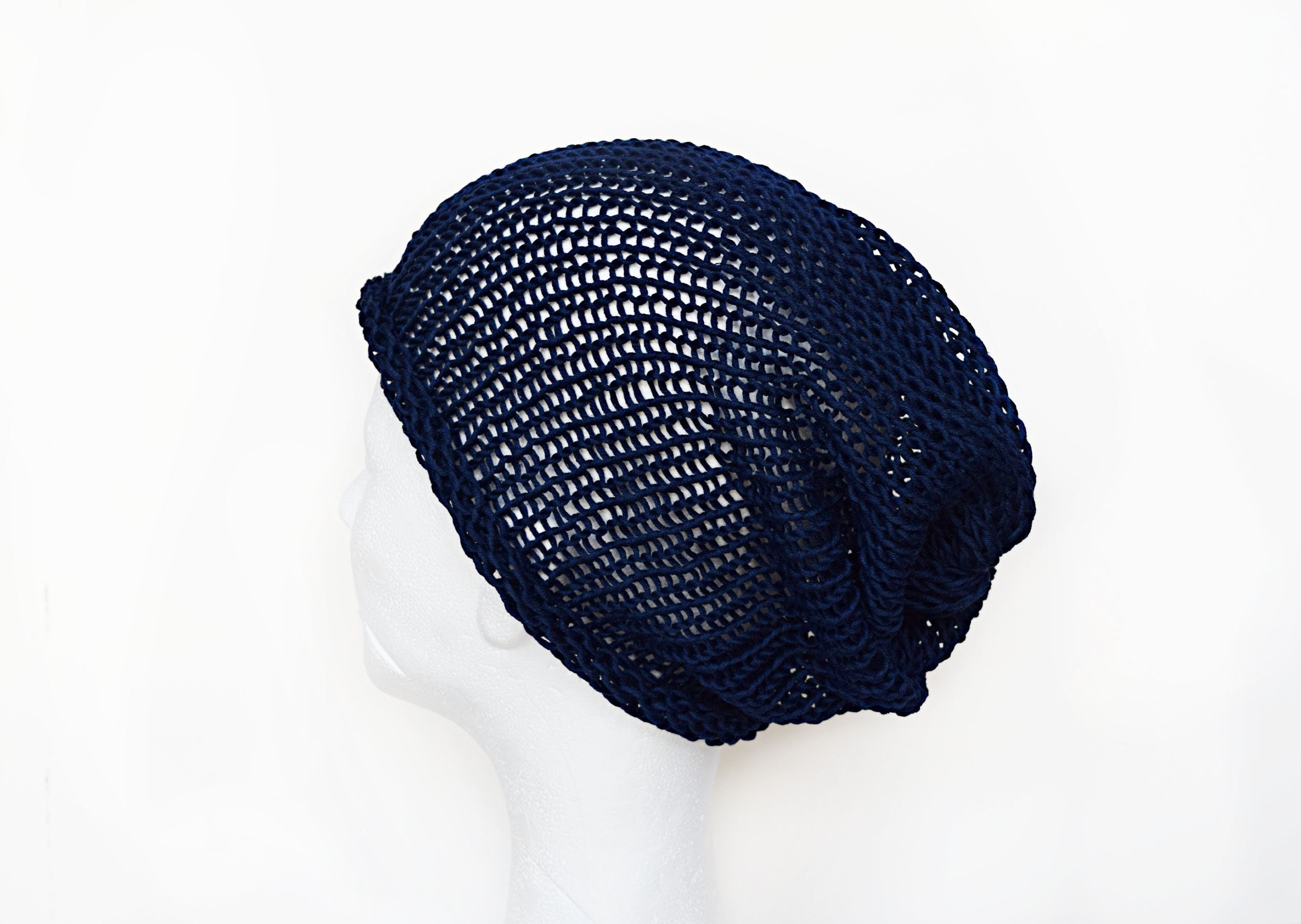 Roll up beanie rolled beaniewomens summer beaniecotton thin Etsy España