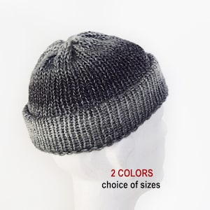 Men winter beanie knit fisherman beanie winter men beanie gray watch cap trawler beanie fisherman hat cap beanie hat for men