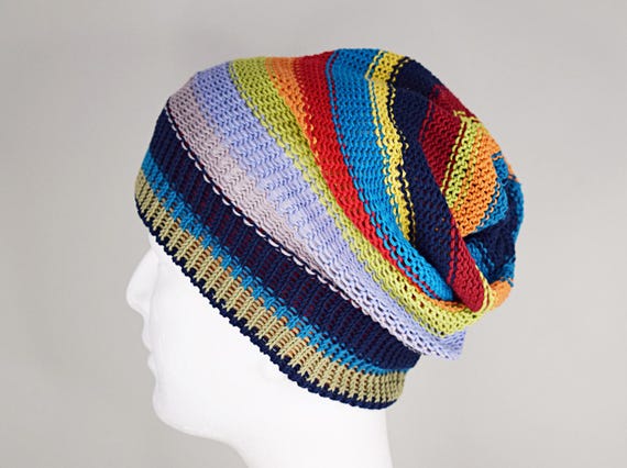 Scrap beanie scrappy beanie streetwear beanie colorful hipster beanie distressed beanie surfer style beanie