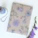 Set Wrapping paper Meadow flowers July // 4 sheets different coloured flowers