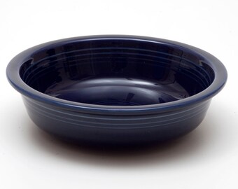 Fiestaware Cobalt Blue - Coupe Soup Bowl - Suitable for Fruit / Dessert / Side Dish - Made in USA - Homer Laughlin Co. - 1980s