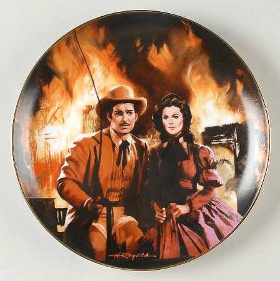 /"Gone With the Wind/" Golden Anniversary Collector Plates