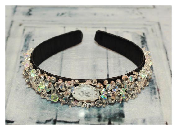Bandeau ont En Cristal Pour Femmes Strass Waterdrop Bridal Headpiece Bijoux De Cheveux CX200704 Du 9,14 € | DHgate